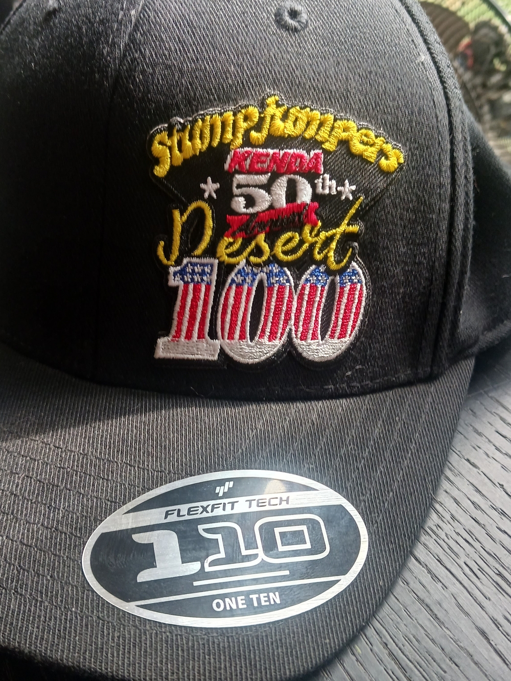 Stumpjumpers Desert 100 Black Flexfit Cap